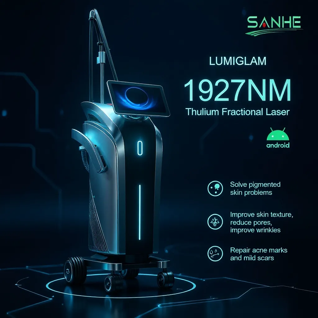 1927 1550nm Дробная лазерная машина